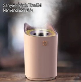 Resim ZS DEMİR Çift Sprey Buhar Aroma Makinesi Hava Nemlendirici 