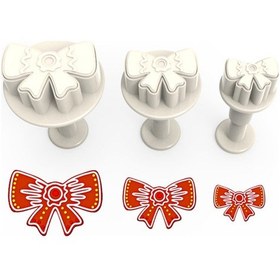 Resim Fiyonk Basmalı (Enjektörlü) Kopat Kurabiye Kalıbı – 3'lü 