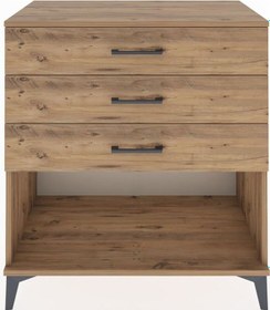 Resim Hyperion Şifonyer 3 Çekmeceli 88x44x96 Çam-çam Atlas Çam 