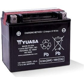 Resim Piaggio Bv350 Abs 2013-2016 Yuasa 12v 10ah Akü 