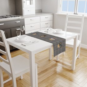 Resim Hey Teddy İnce Keten Runner 140x45cm 