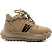 Resim Guja 24K317-4 Kadın Hakiki Deri Boyunlu Kalın Taban Spor Ayakkabı 