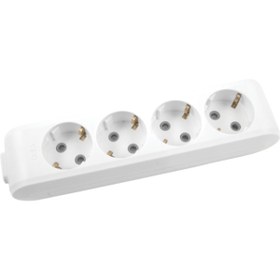 Resim VİKO Mülti-let 4'lü Topraklı Kablosuz Çocuk K. Grup Priz Beyaz 90113400 