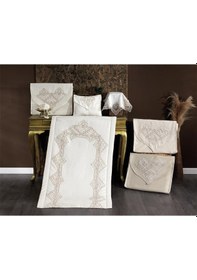 Resim Talya Seccade Seti Krem Krem 