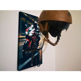 Resim Özel Fotoğraflı Kask Askısı, Motorcu Kask Askısı, Personalv84 