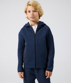 Resim Nike Sportswear Tech Fleece Full-Zip Hoodie - Lacivert / 