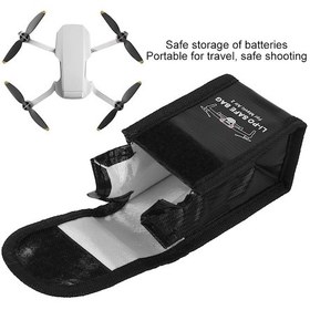 Resim Wezone Djı Mavic Air 2 İçin Akü Depolama Çantası - Alev Engelleme, Patlama Engelleme Malzeme İle Güvenli Taşıma Ve Saklama 