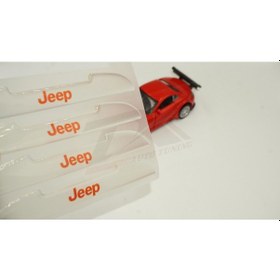 Resim Jeep Logo Kapı Kenarı Koruma Şeffaf Kauçuk 3M Band New Style 