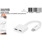 Resim Auris As-ta03 Kare Çevirici Lightning Şarj Ve Kulaklık Pubg Iphone 