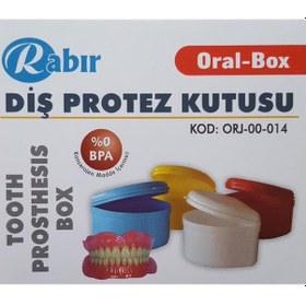 Resim Rabır Diş Protez Saklama Kutusu (BPA İçermez) 