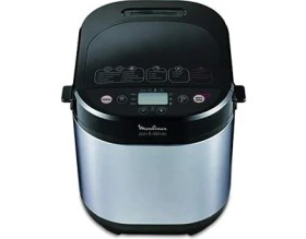 Resim Moulinex OW240E Pain & Délices Ekmek, 20 Otomatik Programlı (3 Glutensiz) Paslanmaz Çelik Ekmek Makinesi, Tarif Kitabı Dahil, 720W, Siyah 