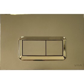 Resim VitrA Loop R 7400680 Kumanda Paneli Parlak Gold 