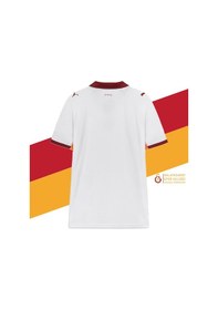 Resim Gsstore Galatasaray Lisanslı 2024/25 5 Yıldızlı Beyaz Deplasman Taraftar Forma Spor Bileklik Set Ahşap Kutulu Beyaz - Kırmızı. 