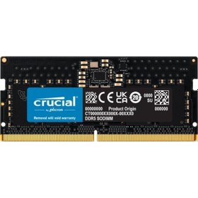 Resim Crucial 32GB Ddr5 5600MHZ CL46 1.1V Sodımm Notebook Ram CT32G56C46S5. 