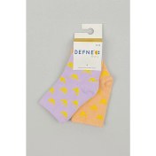 Resim Defne Baby Taçlı Bebek Çorap 2Li Lila 