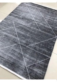 Resim Padişah Halı Eternity 36123 090 Serisi Akrilik Salon Oturma Odası Halısı Siyah 