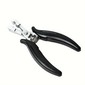 Resim Profesyonel Saç Uzatma Pense - Salon Kalitesinde Uzatmalar için Paslanmaz Çelik Tırnak Sanatı & Manikür Aracı, Hassas Kutikül Kesiciler ve Trimmer, Kesici, Makas ve Bakım Aksesuarları ile Tırnak Bakım Kiti 