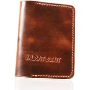 Resim Hakiki Deri Taba Ruhsat Kabı - Isme Özel 