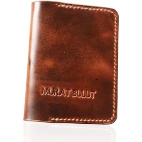 Resim Hakiki Deri Taba Ruhsat Kabı - Isme Özel 