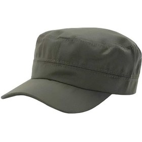 Resim Uniquetrenders Unisex Pamuklu Castro Şapka Haki 