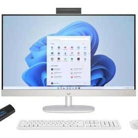 Resim Hp 27-CR0001NT I7-1355U 64GB Ram 2TB SSD 27'' Fhd IPS Intel Irıs Xe Windows 11 Home All In One Bilgisayar 8898B1EAW24 