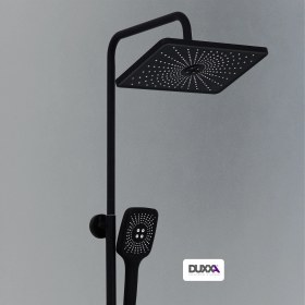 Resim Duxxa Piano Bataryalı Duş Seti Mat Siyah Dp.100.ms Satin Siyah 