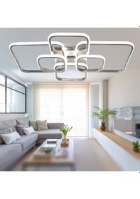 Resim Tt500-6-kr Tt Ayd. Krom Kaplama Sarı Işık 6 Lı Led Avize Krom 