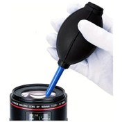 Resim Chuangyinshop Siyah Güçlü Dslr Kamera Lens Temizleyici Taşınabilir Toz Üfleme Aleti 