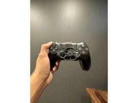 Resim Ps4 Uyumlu Mini Direksiyon Aparatı - 3D Baskı Oyun Kolu Direksiyon Çevirici 