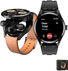 Resim Machnera G5 Watch Buds | Bluetooth Kulaklık Entegreli Akıllı Saat – 2’si 1 Arada Tasarım 