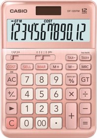 Resim Casio DF-120FM-PK Pembe 12 Hane Masa Üstü Hesap Makinesi 