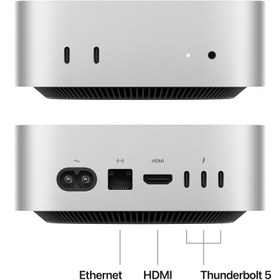 Resim Apple Mac mini: Apple M4 Pro chip with 12‑core CPU and 16‑core GPU, 24GB, 512GB SSD 