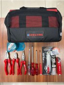 Resim İzeltaş 13 Parça Tam Profesyonel Bez Çantalı Teknisyen Takım Çantası NMS HIRDAVAT 