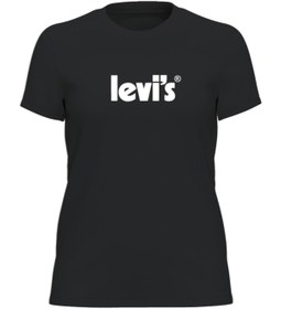 Resim Levi's Kadın T-shirt Perfect Tee - Seasonal Poster Logo - A2086-0103 