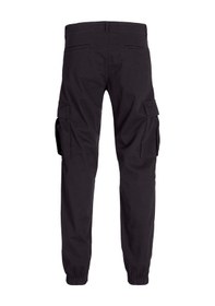 Resim Jack & Jones Erkek Jpstkane Rahat Kalıp Kargo Pantolon 12268261 Siyah Siyah 