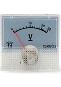 Resim Voltmetre 48x45mm Ekran 44x25mm 30v Dc 