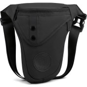 Resim Fashion Schoolbags Haoshuaı 391 Açık Hava Bisiklet Bacak Çantası Rahat Çapraz Askılı Göğüs Çantası Naylon Bel Çantası-Siyah (Yurt Dışından) 