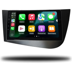 Resim Carplayer Seat Leon 2006-2012 Uyumlu Android Multimedya 4gb Ram 32GB Hafıza 
