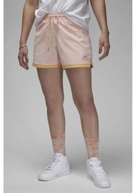 Resim Nike Jordan Loose Fit Woven Shorts Kadın Dokuma Bol Kesim Şort Pembe 