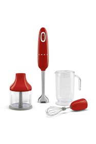 Resim Smeg HBF03RDEU 50's Style Kırmızı El Blender Seti 