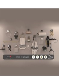 Resim Decorev Dc-5056 Dekoratif Siyah Tuvalet Kağıtlık Kapaksız Modern 