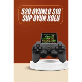 Resim Yeni Nesil Mini Atari 520 Oyunlu S10 El Atarisi Video Oyun Konsolu 