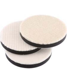 Resim Creatorally 3 Adet 5 Inç Yün Sünger Parlatma Parlatıcı Ağda Pedi Araba Parlatıcı Tampon (Yurt Dışından) 