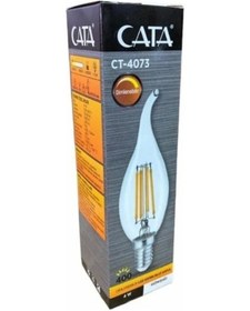 Resim Cata E-14 4w Kıvrık Rustik Led Ampul Gün Işığı 