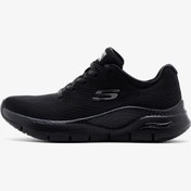 Resim Skechers Arch Fit - Big Appeal Womens Walking Shoes Black Kadın Yürüyüş Ayakkabısı Siyah 