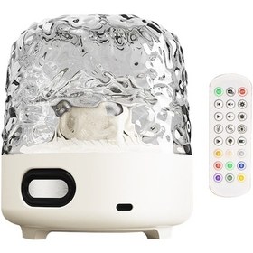 Resim Teltree Led Bluetooth Hoparlörlü Mutfak Lambası, 16 Renkli Dinamik Dalga Işığı, Touch + Kumanda Kontrol, Dahili Pil, Akıllı Stüdyo Aydınlatması 