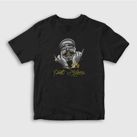 Resim Presmono Unisex Çocuk Laugh Post Malone T-Shirt 