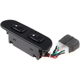 Resim Taycarex Hyundai H100 Ön Sol Çiftli Cam Açma Düğmesi Anahtarı 1996-2001 