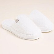 Resim %100 Pamuk Havlu Terlik 36-37 Beyaz - Noa Serisi Penelope