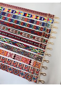 Resim Desenli Kolon Çanta Askısı 4 120 Cm Pudra 